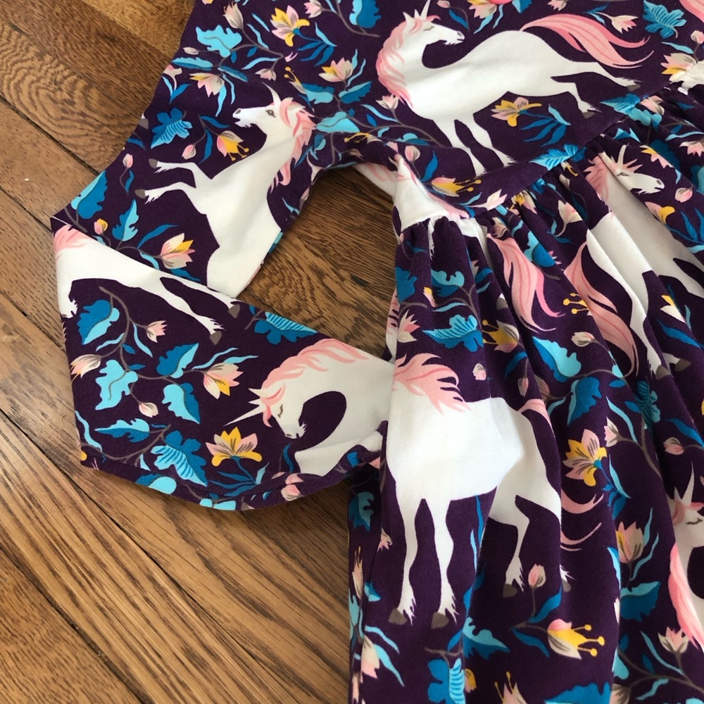Eleanor Rose girls unicorn dress size 8 - Picture 5 of 6